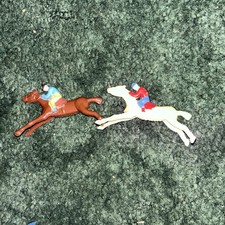 CHAD VALLEY ESCALADO 1x yello + 1x brown VINTAGE LEAD RACE HORSES