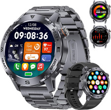 Orologio Smartwatch Uomo Con Chiamata Bluetooth, 1.43" AMOLED Smart Watch Con 24
