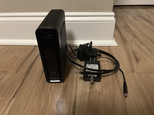 Arris SBG10 Cable Modem & Wi-Fi Router (with Power Cable and AC/DC Adapter)