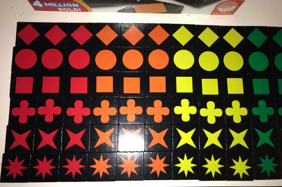 Qwirkle Board Game 100% Complete with Instructions Mensa - Image 4 of 4