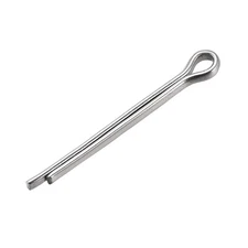 Split Cotter Pin - 3mm x 30mm 304 Stainless Steel 2-Prongs Silver Tone 60Pcs