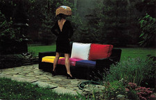 Postcard Ad Featuring Ligne Roset Furniture | Vintage