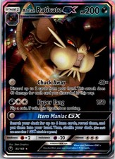 Pokémon Alola-Rattikarl GX 85/168 Sturm am Firmament 2018 Englisch