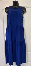 ✨ Everlane Tiered Cotton Midi Dress XS — GUC Dark Blue