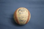1987 San Diego Padres team autographed baseball 25 sigs ex-mt with Tony Gwynn