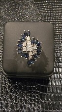 Sapphire And Diamond Ring Platinum Set A True Statement Ring Wow