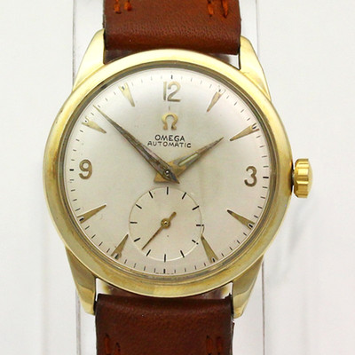 Omega F-6262 Cal. 344 Bumper Automatic 33mm 10K Gold Filled Wristwatch ca. 1954