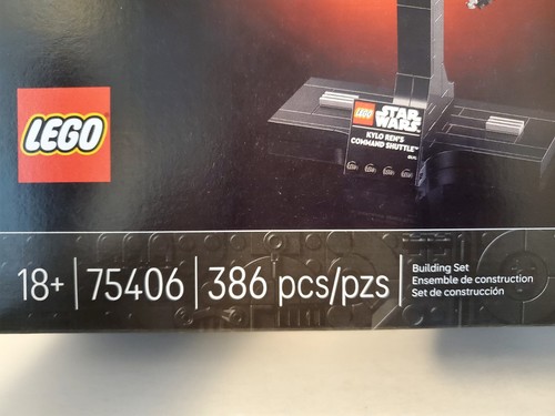 Lego "Star Wars: Kylo Ren Command Shuttle" Set NEW In Box (75406), (386 Pcs) 18+ - Picture 2 of 9