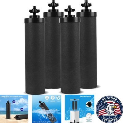 Silver-Infused Berkey Replacement Water Filters Pack of 4 - Pure & Safe Drinking