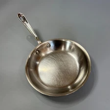 All-Clad 8" Stainless Steel Fry Saute Pan Skillet Cookware Frying