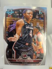 2022-23 Bowman University Chrome #5, Rookie ALIYAH BOSTON, Indiana Fever