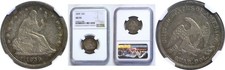 1839 Seated Liberty Quarter NGC AU-55