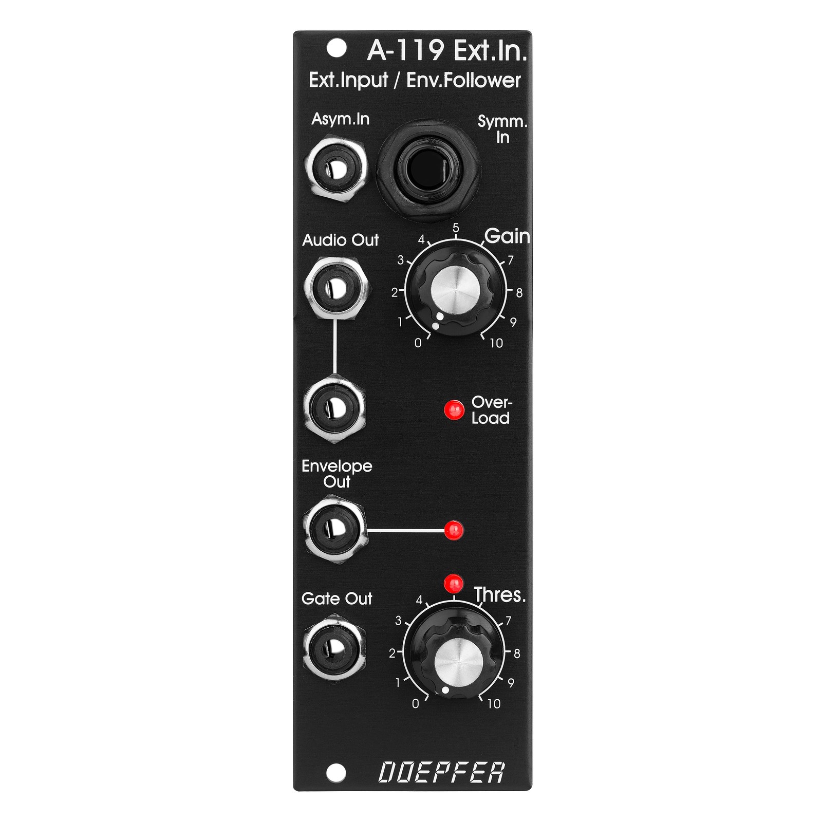 Doepfer A-119 Ext. Input / Envelope Follower Vintage Edt. - Interface Modular