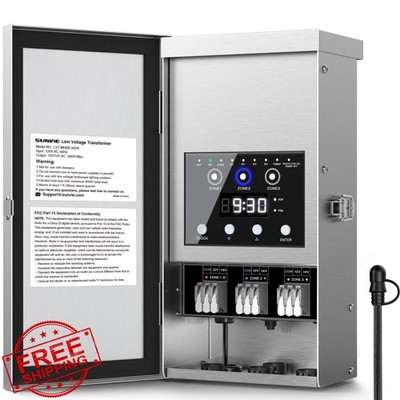 SUNVIE 300W Low Voltage Landscape Transformer