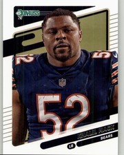 2021 Donruss Khalil Mack #203b No Helmet Chicago Bears