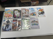 Lot of 9 authentic Wii game cases with original manuals/inserts See Images 