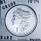 1879 MORGAN SILVER DOLLAR HI GRADE GENUINE U.S. MINT RARE COIN 9450