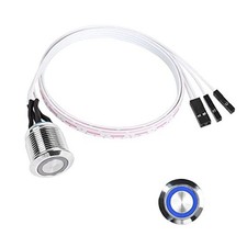 16mm Chassis Switch Host Metal Button Desktop Computer Host Switch Cable