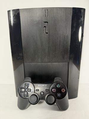 Sony PlayStation 3 PS3 Console Super Slim CECH-4001C + Controller & Cables