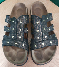 Birkenstock Betula Bronze Gladiator Style Size 7.5 41 Sandals Narrow Fit 