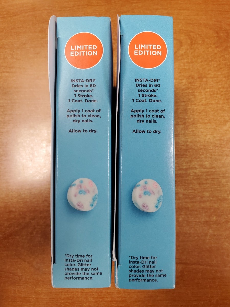 2 Boxes of 2: Sally Hansen Insta-Dri X Hershey's #781/#782 Nail
