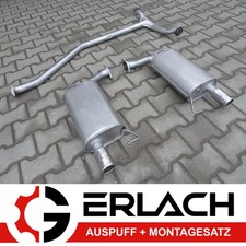 Auspuff für Mazda 6 GH 2.0i 2.5i mit Chrome Endrohr Auspuffanlage 6001