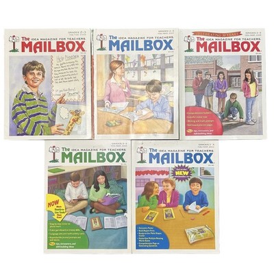 The Mailbox Idea Magazine For Teachers Lot Of 5 Grades 2-3 Teacher Resource Book