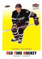 2007-08 Ultra Old Time Hockey #OT30 Teemu Selanne