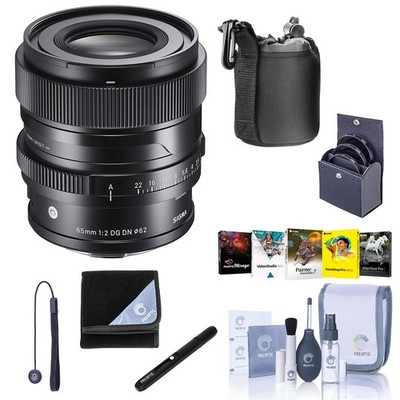 Sigma 65mm f/2.0 DG DN Contemporary Lens for Sony E with PC Software  Acc Kit