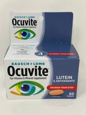 Bausch + Lomb Ocuvite Eye Vitamin & Mineral Supplement Original Tablets 60 ct