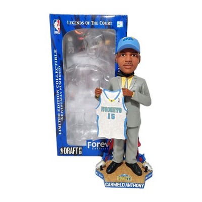 Carmelo Anthony Denver Nuggets 2003 Draft Day Rookie 10'' Bobblehead 504 Made
