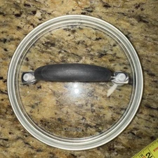 Cuisinart Glass Stainless Steel Pot Pan Lid Replacement 6" Outer 5 5/16" Inner