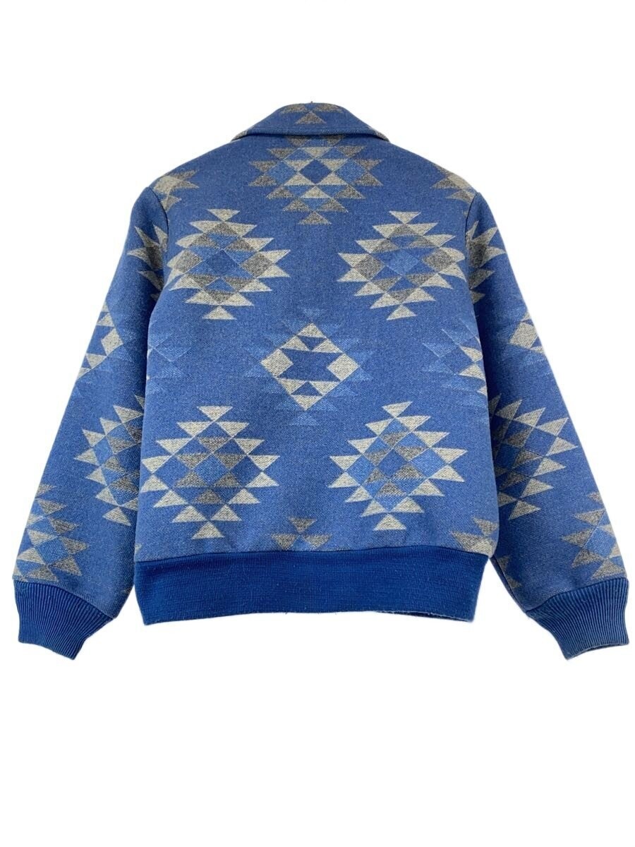 PENDLETON Wool Native Pattern Jacket M Blue Allov… - image 2