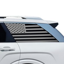 Fits Hyundai Palisade 2026-2027 Quarter Window American Flag Decal Sticker Fits Hyundai Palisade 2026-2027 Quarter Window American Flag Decal Sticker