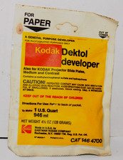 KODAK DEKTOL PAPER DEVELOPER -ONE QUART SIZE