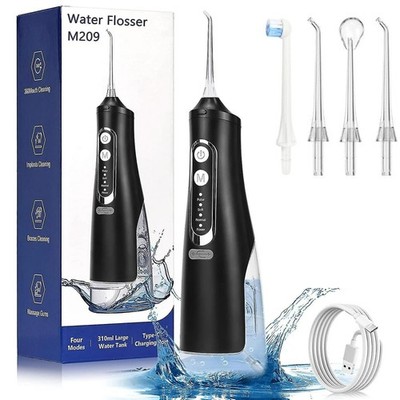 Water Flosser Munddusche Zahnpflege 310mL Tragbar Wiederaufladbar Für Zahnpflege