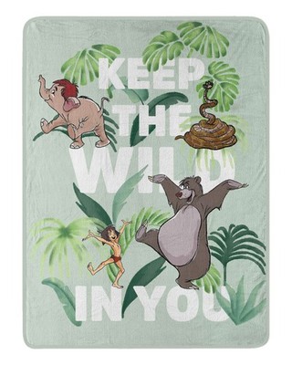 Northwest Jungle Book Micro Raschel Throw Blanket, 46'' x 60'', Wild in You