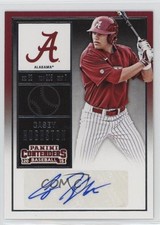 2015 Panini Contenders College Ticket Casey Hughston (Batting Blue Ink) Auto 0q3