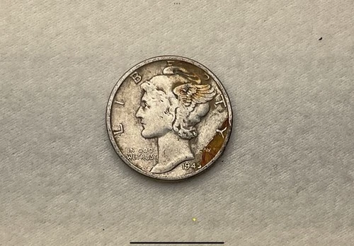 1945-P Mercury Dime #2874 Dirty Birdie, Very-Fine *FREE SHIPPING 2-YOU*