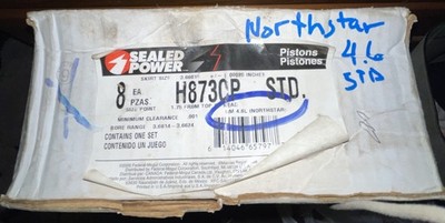 Sealed Power Pistons H873CP
