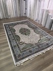 Turkish Pure Silk Rug   Luxury Oriental Carpet Floral Mint Green 8x11 ft — photo 6