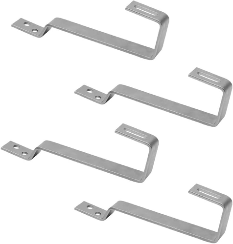 4 Pezzi © Gancio Per Tetto In Acciaio Inox V2a Per Montaggio A 