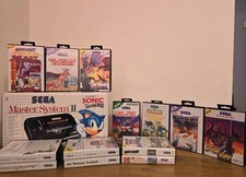 Sega Master System 2 Boxed Console Games Bundle Golden Axe Warrior Ultima Sagaia
