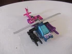 Vintage 1987 Transformers G1 Spinster Helicopter with Singe & Hairsplitter H1