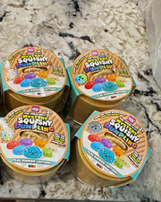 RMS mini Mystery Squishy Dumpling Teal Ribbon Edition Lot of 4 Stress Reliever