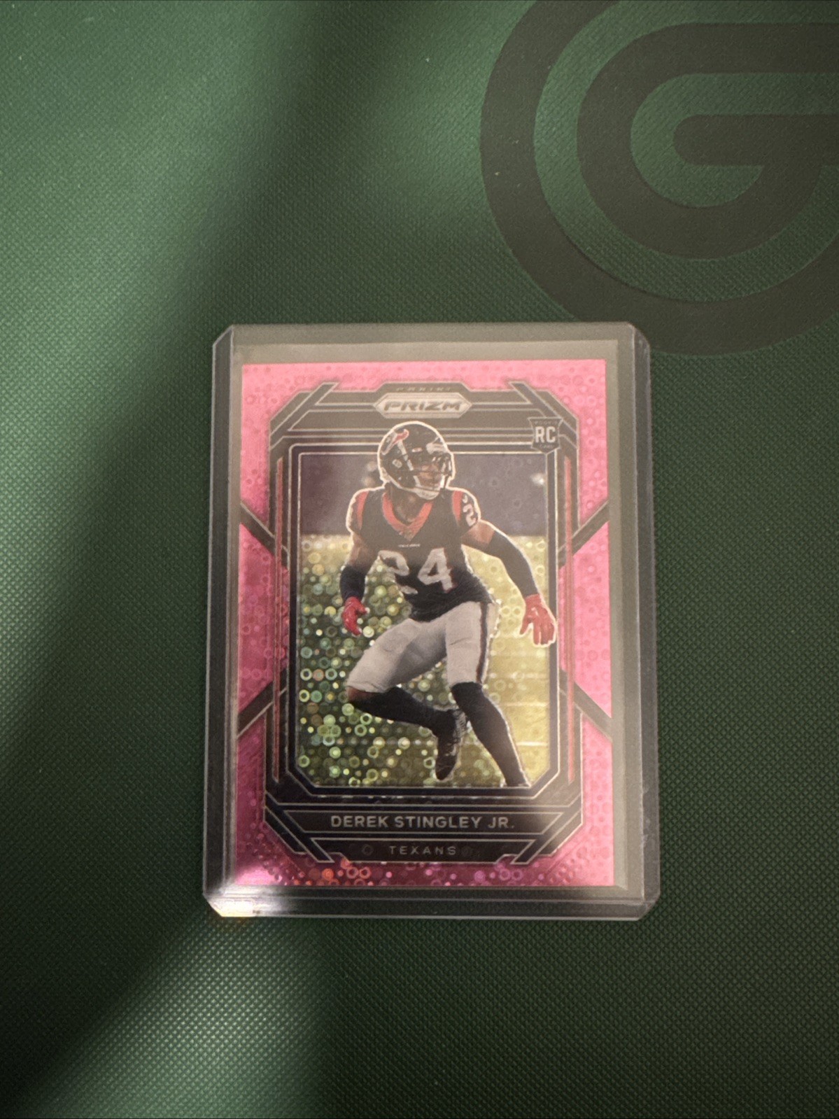 2022 Panini Prizm - Rookies Derek Stingley Jr. #369 Pink No Huddle Prizm /15 RC