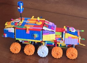 LEGO Star Wars Rainbow Clone Turbo Tank 7261 - Alt Color Build - Used Unique 