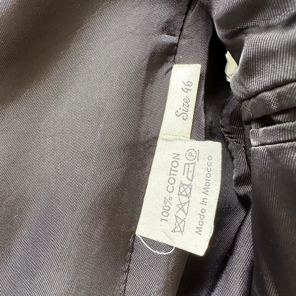 Traje Blazer Pantalones Dries van Noten Para Hombre Azul Marino Algodón 46 Hecho en Marruecos Foto 4 de 4