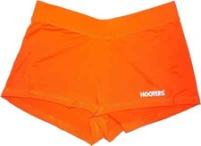 NEW! HOOTERS SMALL ORANGE SUPER SEXY UNIFORM SHORTS NEW 