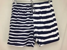 Boardies Apparel Shorts Mens Large Size 32  Swim Trunks Polyester  Blue White